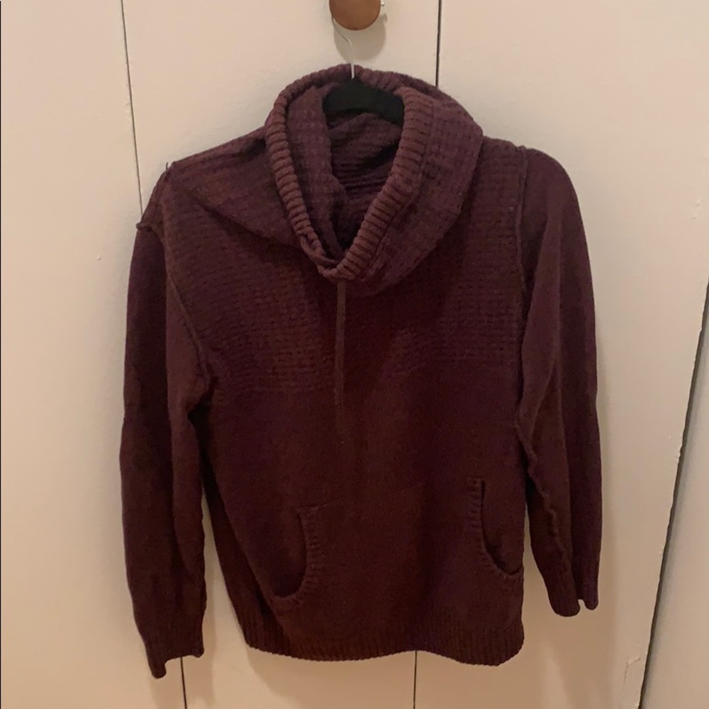 Cowl neck maroon Urban Outfitters sweater